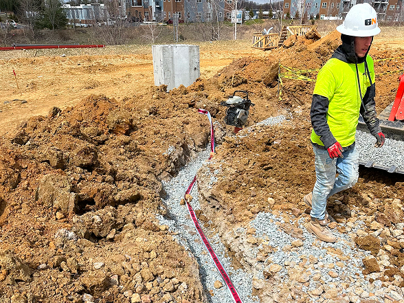 Sheetz: Bel Air, MD running wires